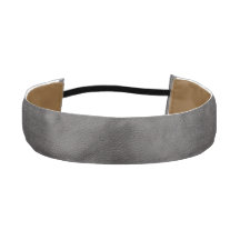 Faux Leather Grått Headband