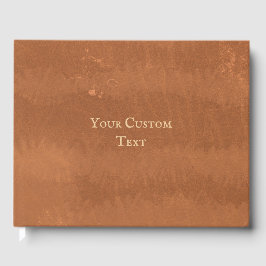 Faux Leather Vintage Antique Guest Bok