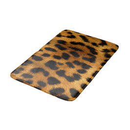 Faux Leopard Skin Bathroom Mat Badrumsmatta