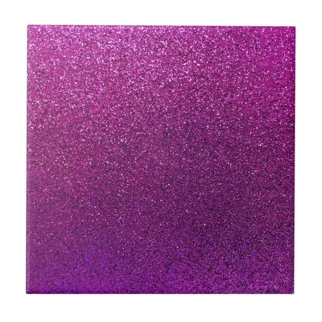 Faux Lila Fuchia Rosa Glitter Background Gnistra Kakelplatta (Framsidan)