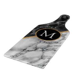 Faux Marble Caking Board Personlig Monogram