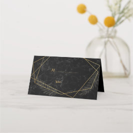 Faux Marble Geometric Place Card Placeringskort