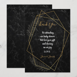 Faux Marble Geometric tack Inbjudningar