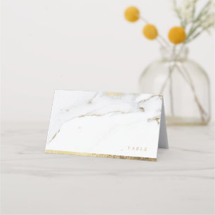 Faux marble lyxury modern bröllop-kort placeringskort