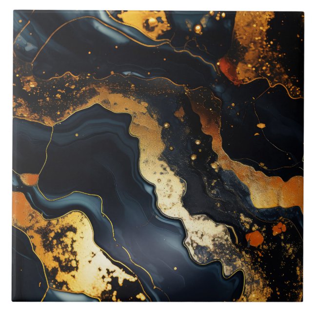 Faux marble mönster kakelplatta (Framsidan)