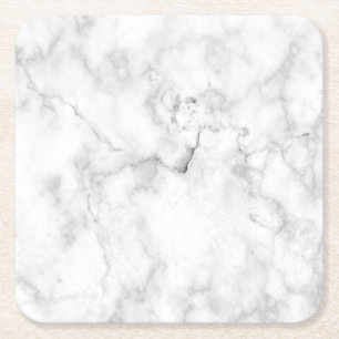 Faux marble-utseende underlägg papper kvadrat