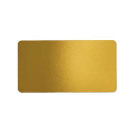 Faux Metalic Guld Lable Adressetikett