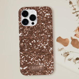 Faux Monogram Gnistra Ro Guld Glitter