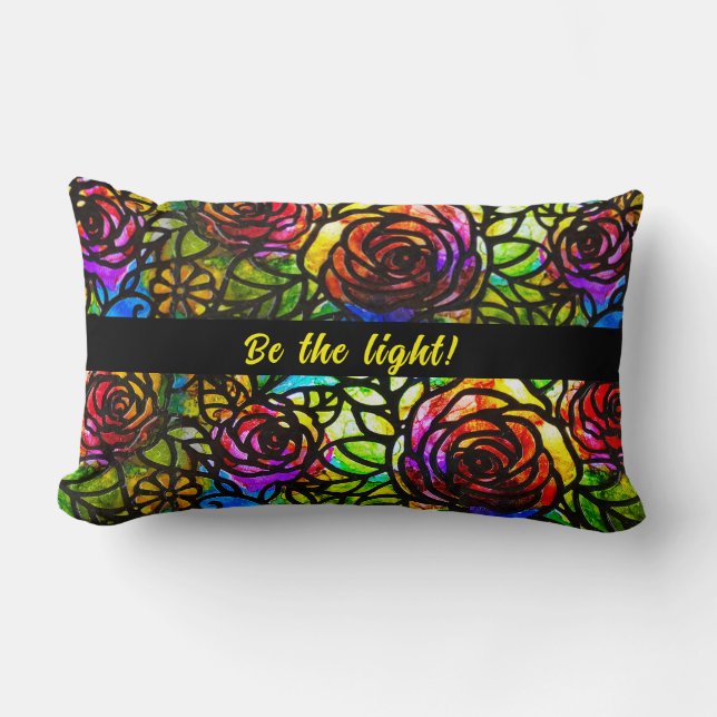 faux nedfläckad anpassade, reversibel lumbarkudde (Framsida)