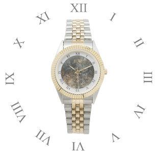 Faux Nephrite Jade of Grått Armbandsur