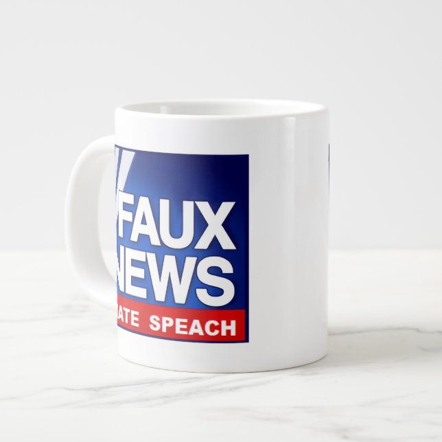 Faux News Jumbo Mugg (Framsida vänster)