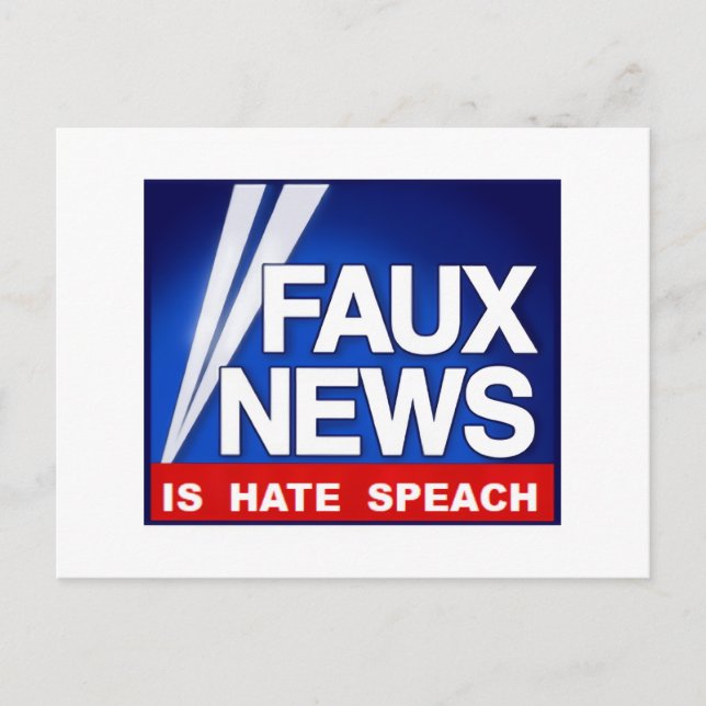 Faux News Vykort (Framsida)