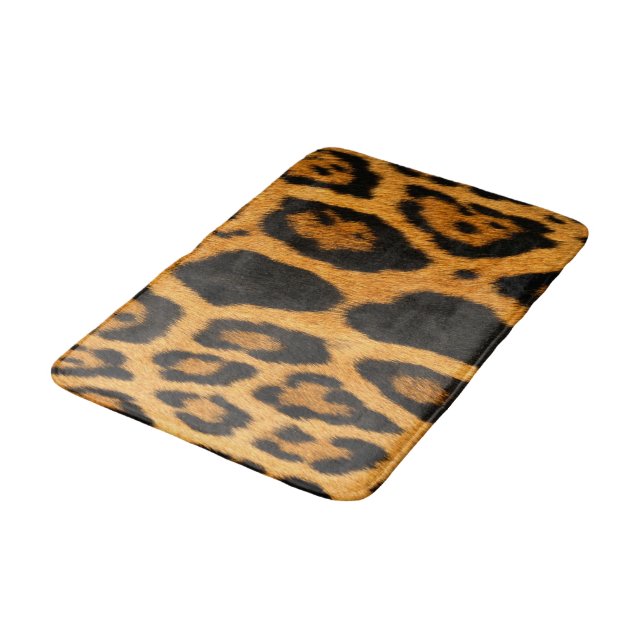 Faux Ocelot Skin Bathroom Mat Badrumsmatta (Vinklad)