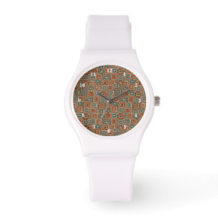 Faux Old Trasa Patches Art Watch Armbandsur