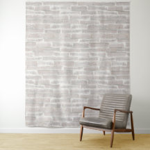 Faux Old White Brick Wall