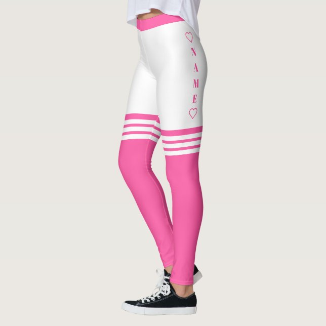 Faux over Knee Socks Funny Leggings eget namn (Vänster)