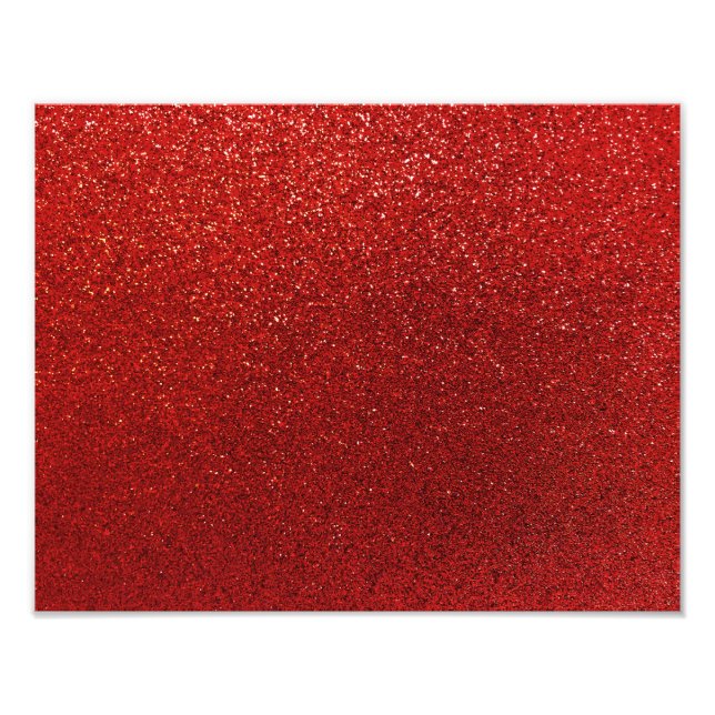 Faux Red Burgundy Glitter Background Gnistra Fototryck (Framsidan)