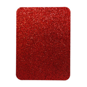 Faux Red Burgundy Glitter Background Gnistra Magnet