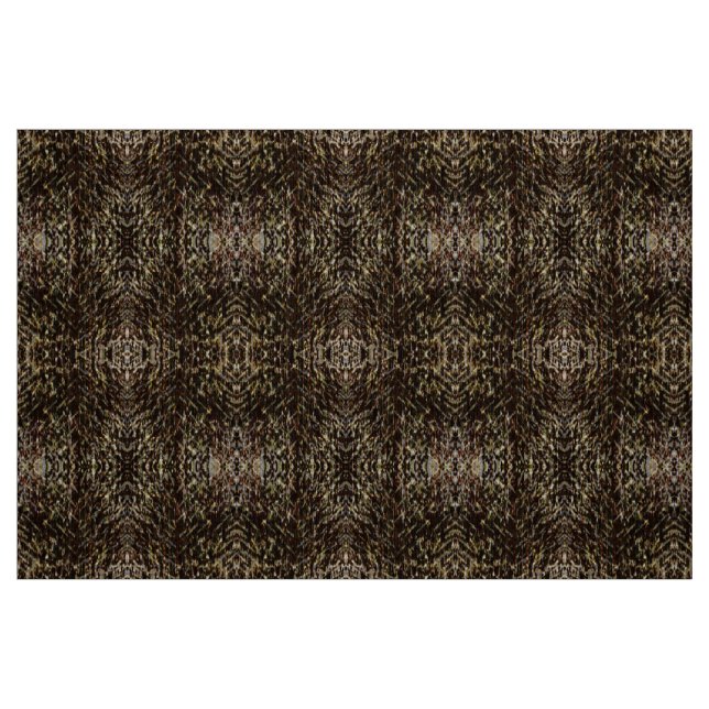 Faux Red Varg Natural Linen Fabric-Design 2 Tyg (Fat Quarter)