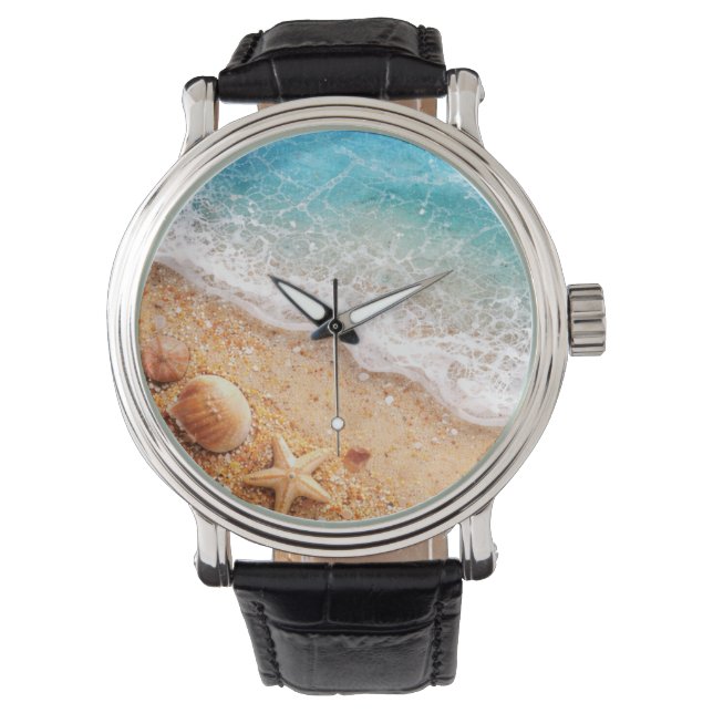 Faux resin ocean ewatch watch armbandsur (Framsida)