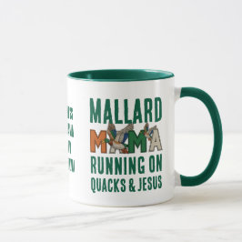 Faux Rhinestone MALLARD MAMA Mugg