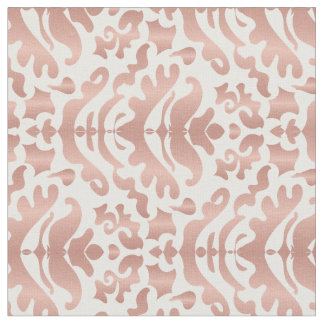 Faux Ro Guld Damask Pattern Tyg