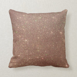 Faux Ro Guld Glitter Dekorativ kudde 3
