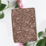 Faux Ro Guld Glitter iPad Mini Skydd<br><div class="desc">Alla faux och fantastiska. Lägg bara till din initialer (det är en tryckt effekt,  och det kommer inte att vara ge du glittery finger syndrome)</div>
