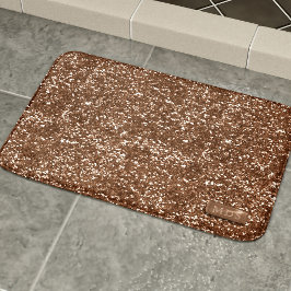 Faux Ro Guld Gnistra Glitter Bath Mat Badrumsmatta