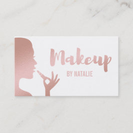 Faux Ro Guld Lipstick Makeup, Affärskort Visitkort