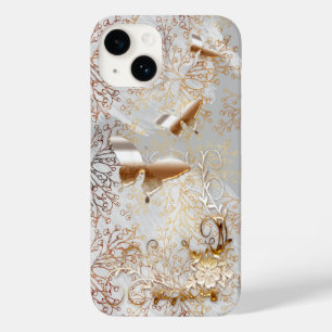 Faux Ro Guld & Silver iPhone 14, knappt där