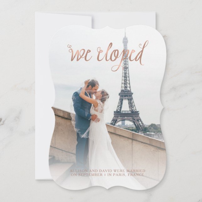 Faux Ro Guld utseende | Vi har utvecklat fotomedde Meddelande (Framsida)