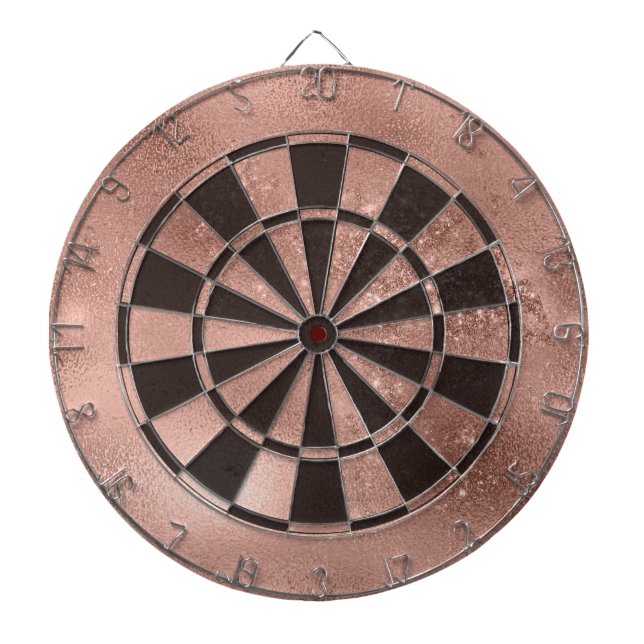 Faux rosa Glitter och folier Darttavla (Framsidan)
