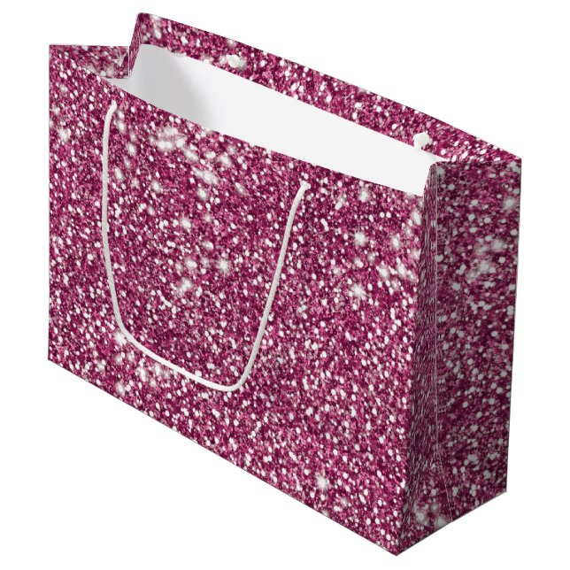 Faux Rosa Glitter Struktur liknar grafik (Framsidan Vinklad)