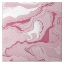Faux Rosa Marble Textured Ceramic Tile