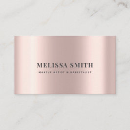 Faux rosegold elegant - lyxdesign tidsbeställning kort