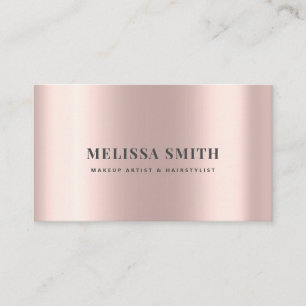 Faux rosegold elegant - lyxdesign tidsbeställning kort