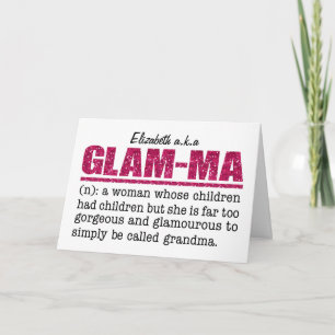Faux Shock rosa Glitter Glam-Morsa Kort