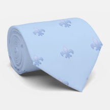 Faux Silver Fleur de lis DIY Dusty Blue