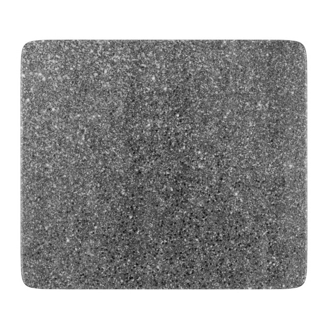 Faux Silver Glitter Modern Köksstyrelse (Framsidan)