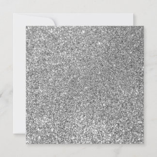 Faux Silver Glitter Photo