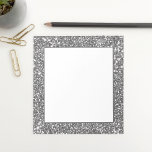 Faux Silver Grått Glitter Struktur liknar design Anteckningsblock<br><div class="desc">Desteis digitalt skapat silver grått färg glitter struktur. OBS! DET FINNS INGET VERKLIGT GLITTER PÅ DENNA PUNKT. UTFORMNINGEN ÄR EN DIGITAL BILD SOM SKRIVS UT PÅ PRODUKTEN.</div>