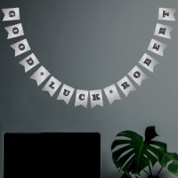 Faux Silver Luxe Corporate Custom Name & Message