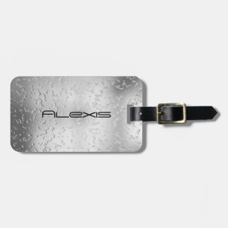 Faux Silver Textured Metall 015 Bagagebricka
