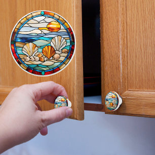 Faux-Snäckor med glasskikt Knopp