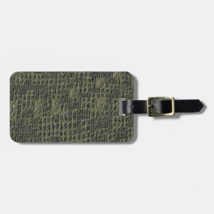 Faux Snake Leather Skin Bagagebricka