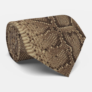 Faux Snakeskin på Slips