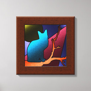 Faux-stank glasruta, kanvas Wall Art