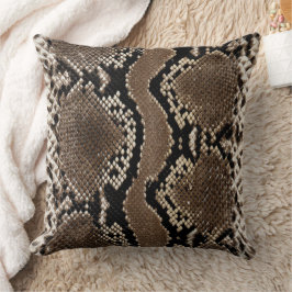 Faux Sten Python Snake Skin Kudde