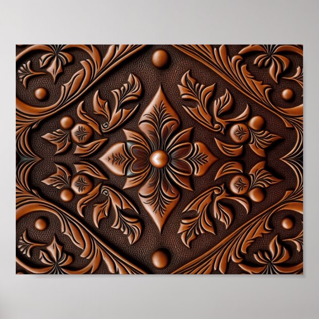 Faux Tooled Leather Poster (Framsidan)